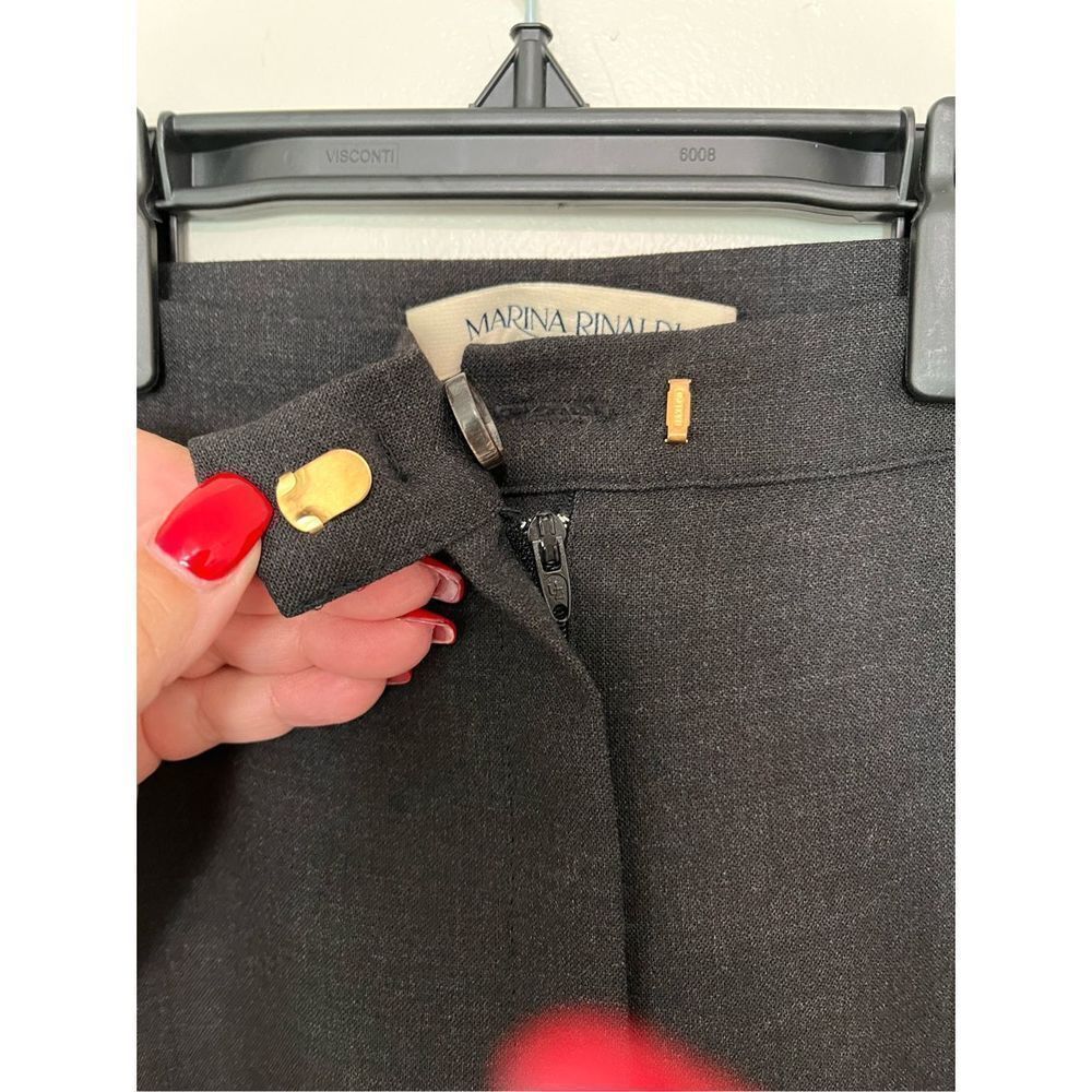 Marina Rinaldi Charcoal Career Trouser Pants sz 18W EUC